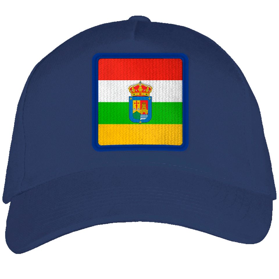 Gorra adulto con parche bandera La Rioja