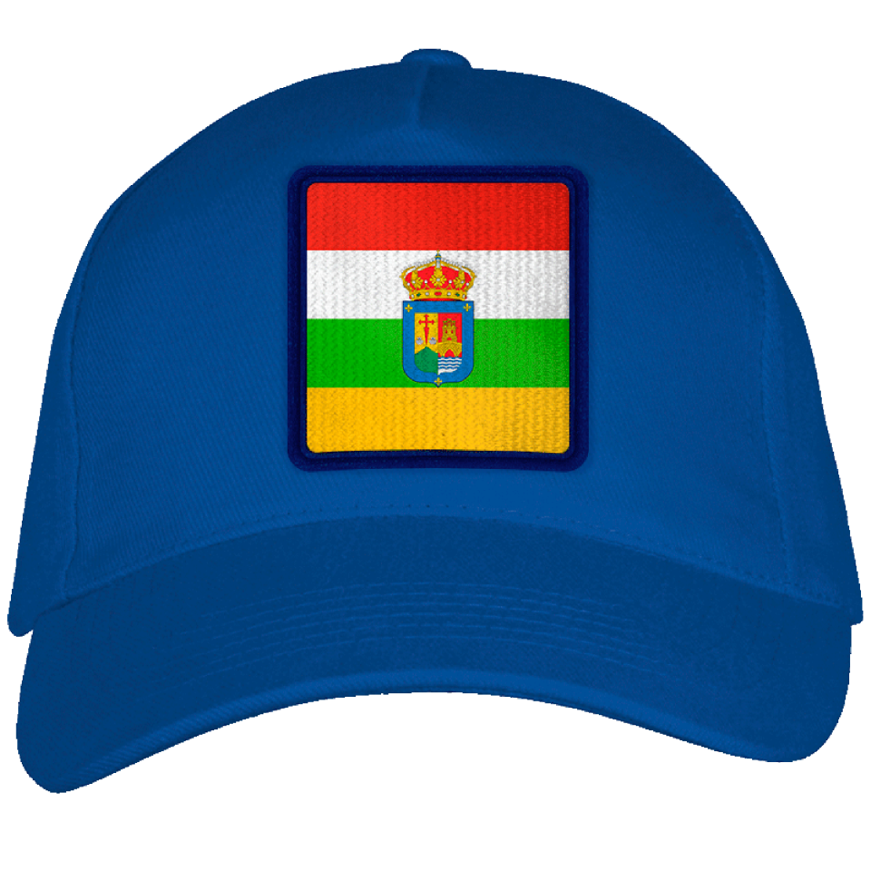 Gorra adulto con parche bandera La Rioja