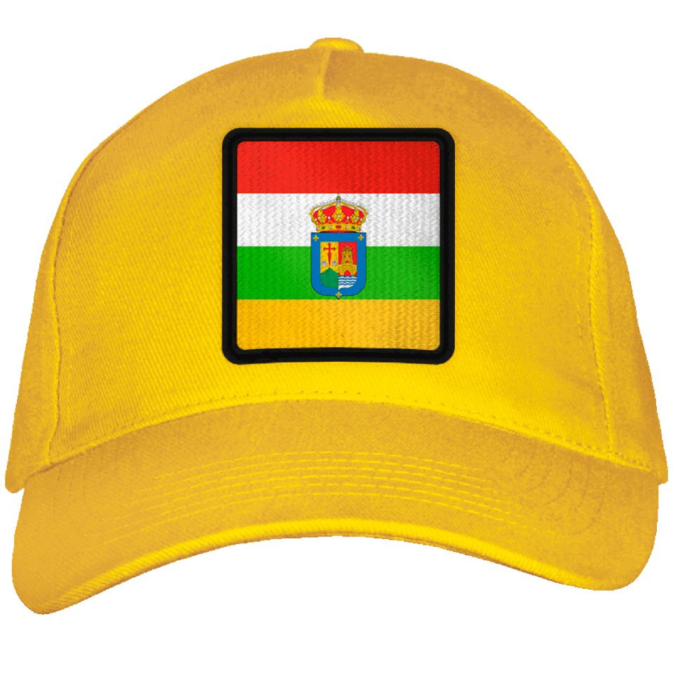 Gorra adulto con parche bandera La Rioja