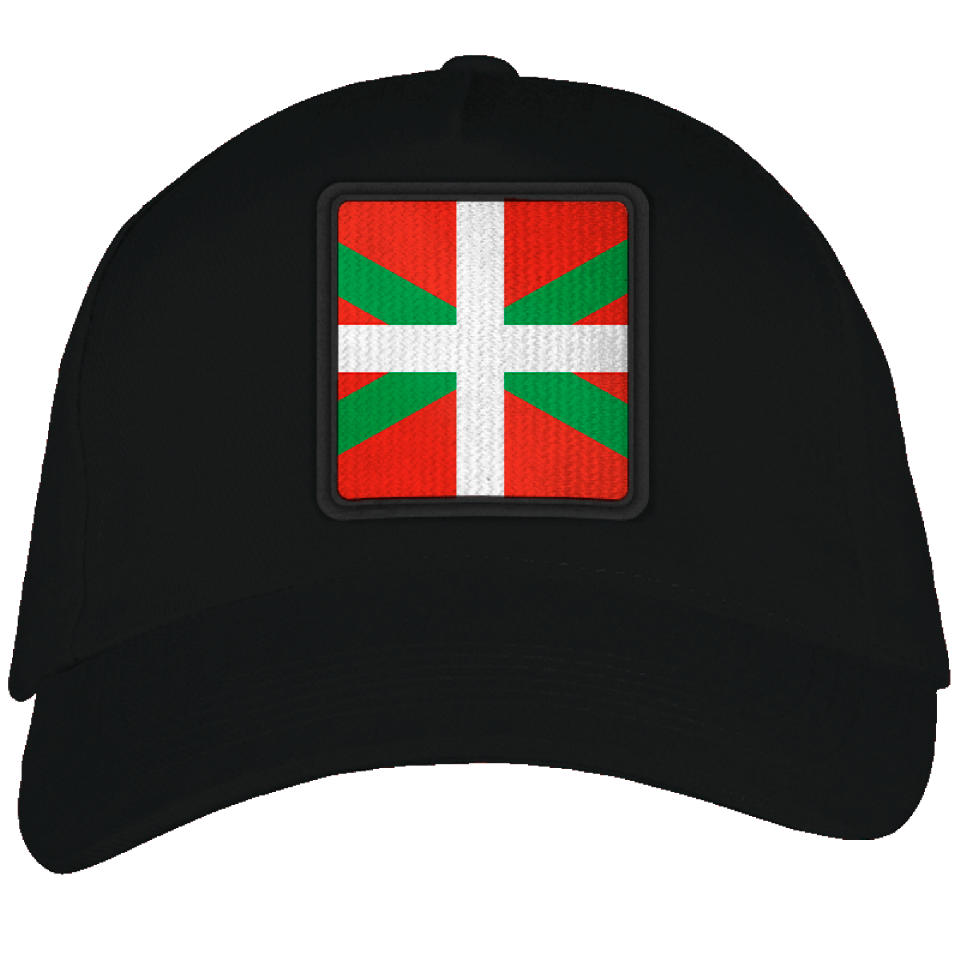 Gorra adulto con parche bandera País Vasco