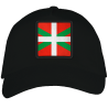 Gorra adulto con parche bandera País Vasco