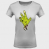 Camiseta mujer halloween: mano