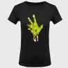 Camiseta mujer halloween: mano
