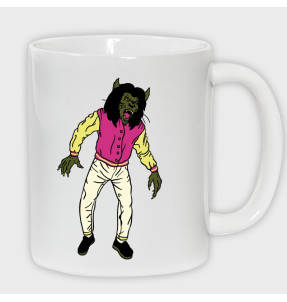 Taza halloween: lobo