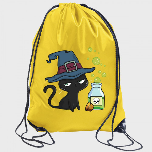 Gymsack halloween: gato