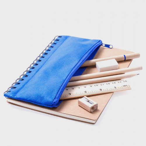 Cuaderno hoja blanca A5 con estuche personalizado