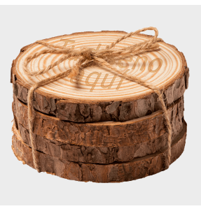 Set de 4 posavasos PINEA personalizado