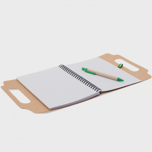 Bloc de notas con libreta y boli personalizado