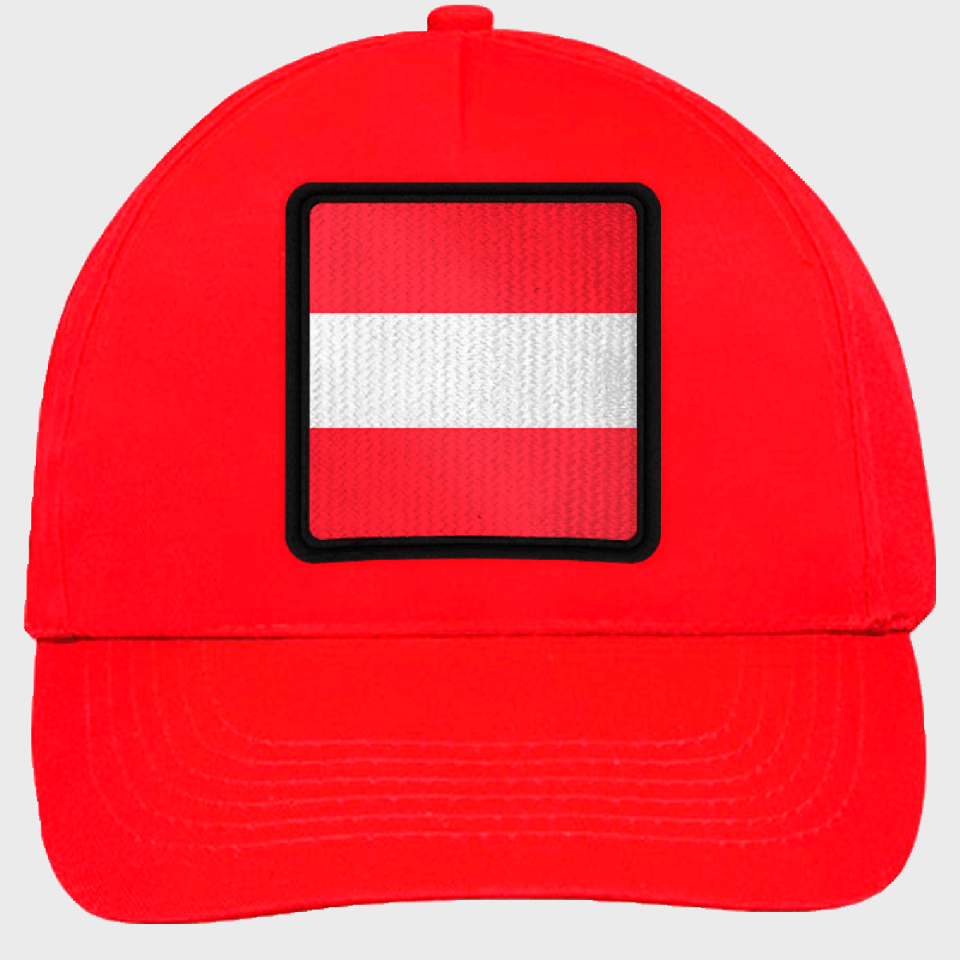 Gorra infantil con bandera Austria