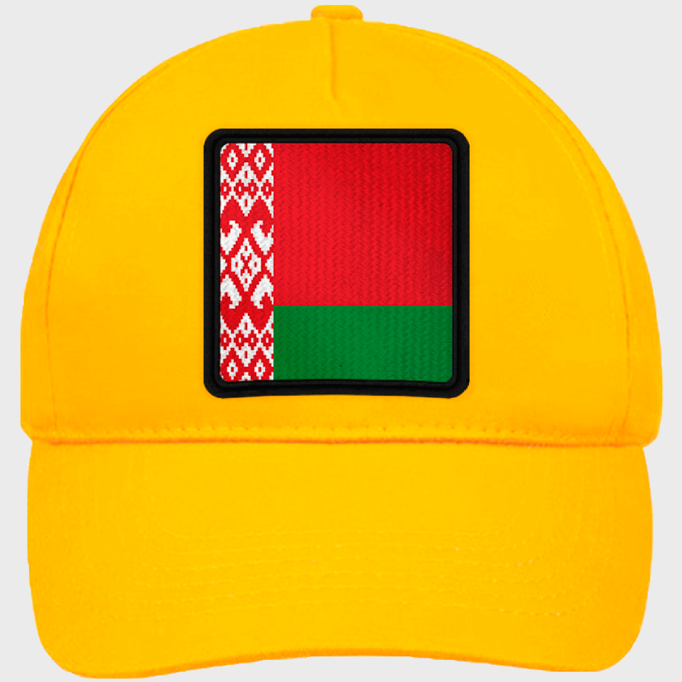 Gorra infantil con bandera Bielorrusia
