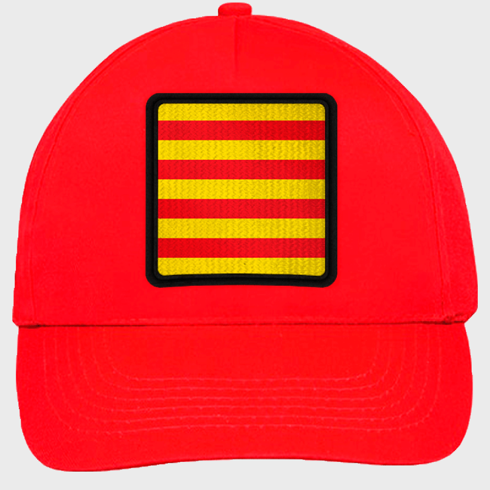 Gorra infantil con bandera Catalunya