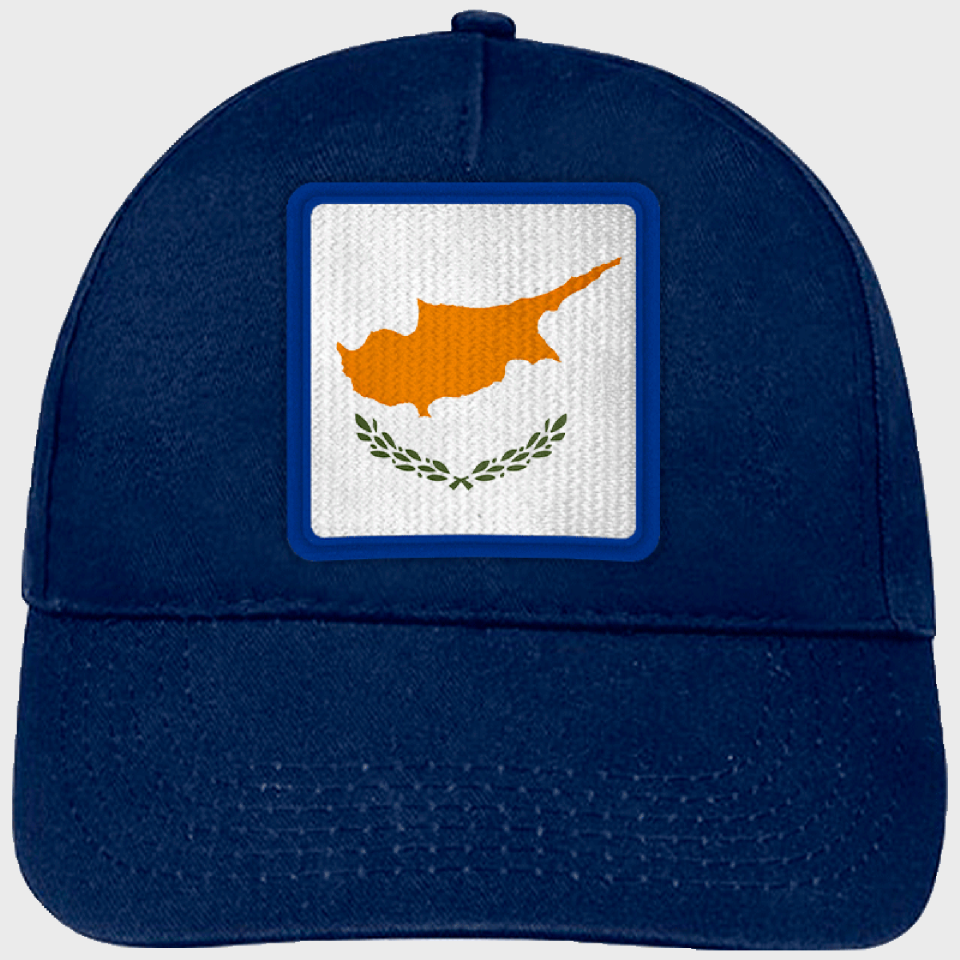 Gorra infantil con bandera Chipre