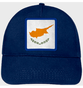 Gorra infantil con bandera Chipre