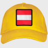 Gorra adulto con parche bandera Austria