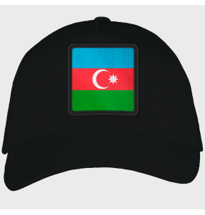 Gorra adulto con parche bandera Azerbaiyan