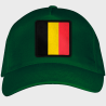 Gorra adulto con parche bandera Bélgica