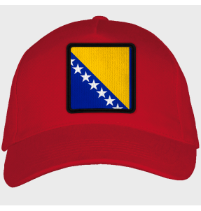 Gorra adulto con parche bandera Bosnia y Herzegovina