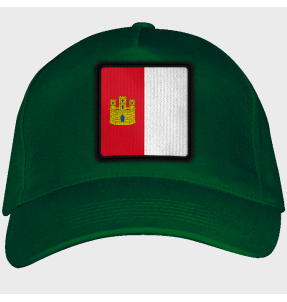 Gorra adulto con parche bandera Castilla la Mancha