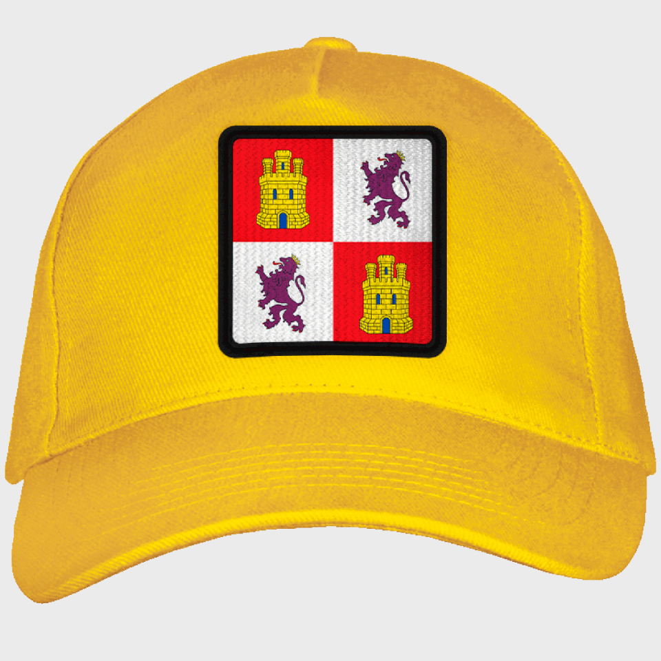 Gorra adulto con parche bandera Castilla y León