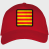 Gorra adulto con parche bandera Catalunya