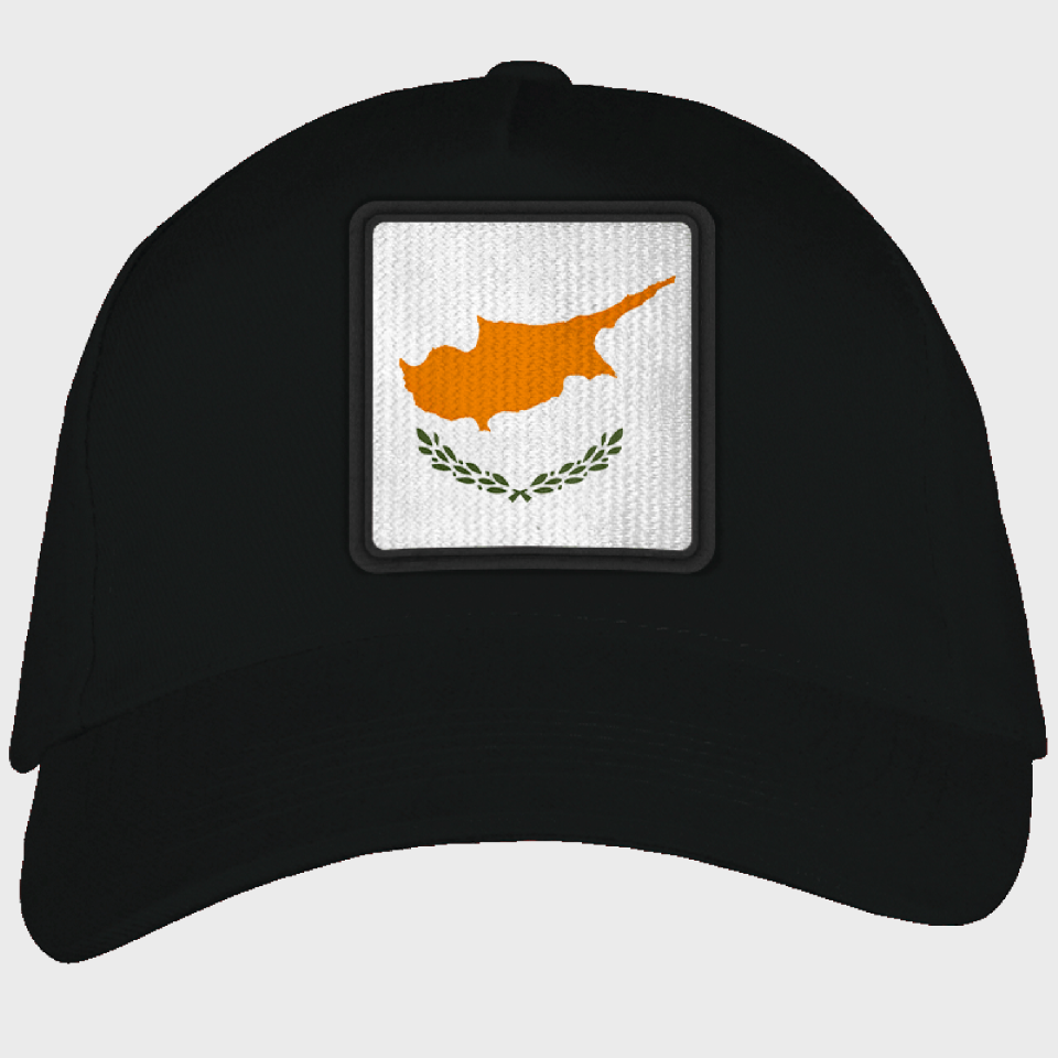 Gorra adulto con parche bandera Chipre
