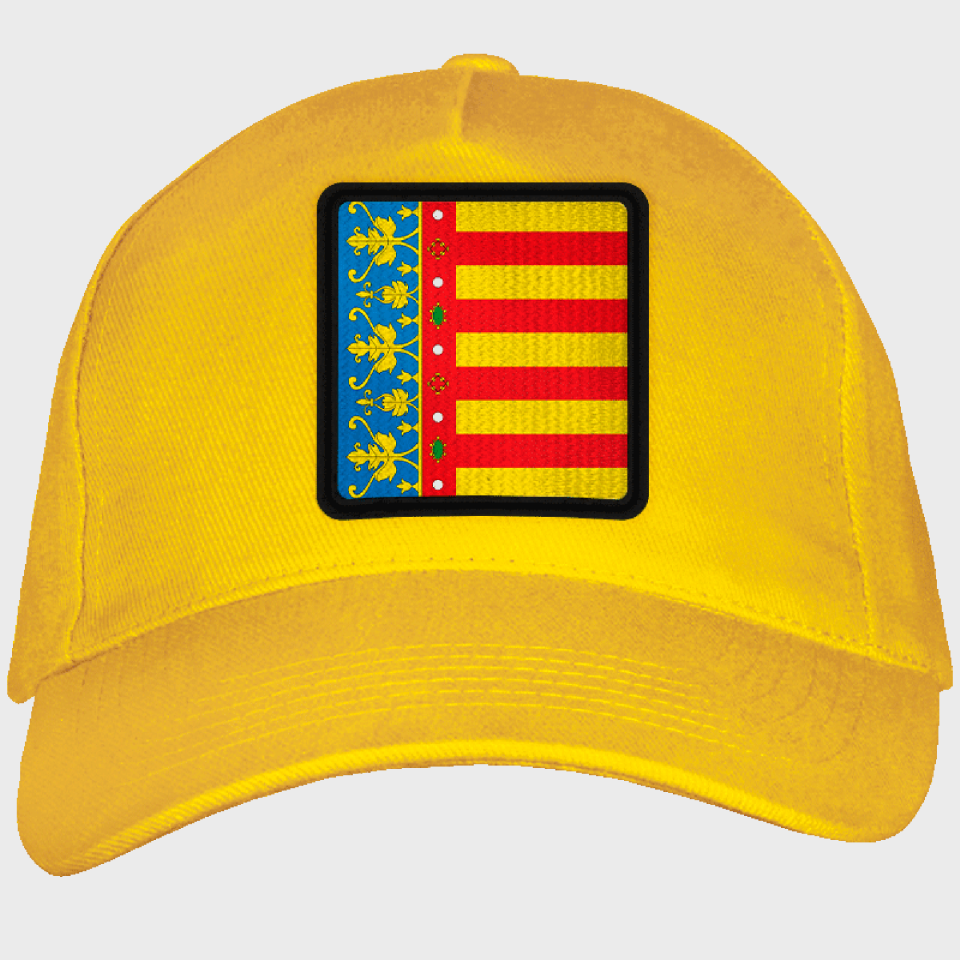 Gorra adulto con parche bandera Comunitat Valenciana