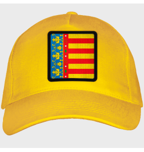 Gorra adulto con parche bandera Comunitat Valenciana