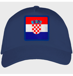 Gorra adulto con parche bandera Croacia