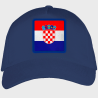 Gorra adulto con parche bandera Croacia