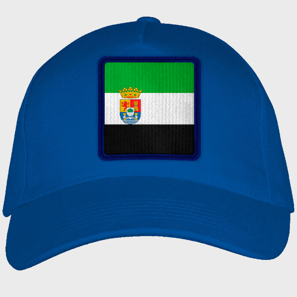 Gorra adulto con parche bandera Extremadura