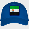Gorra adulto con parche bandera Extremadura