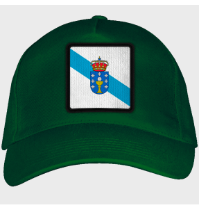 Gorra adulto con parche bandera Galicia