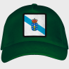 Gorra adulto con parche bandera Galicia