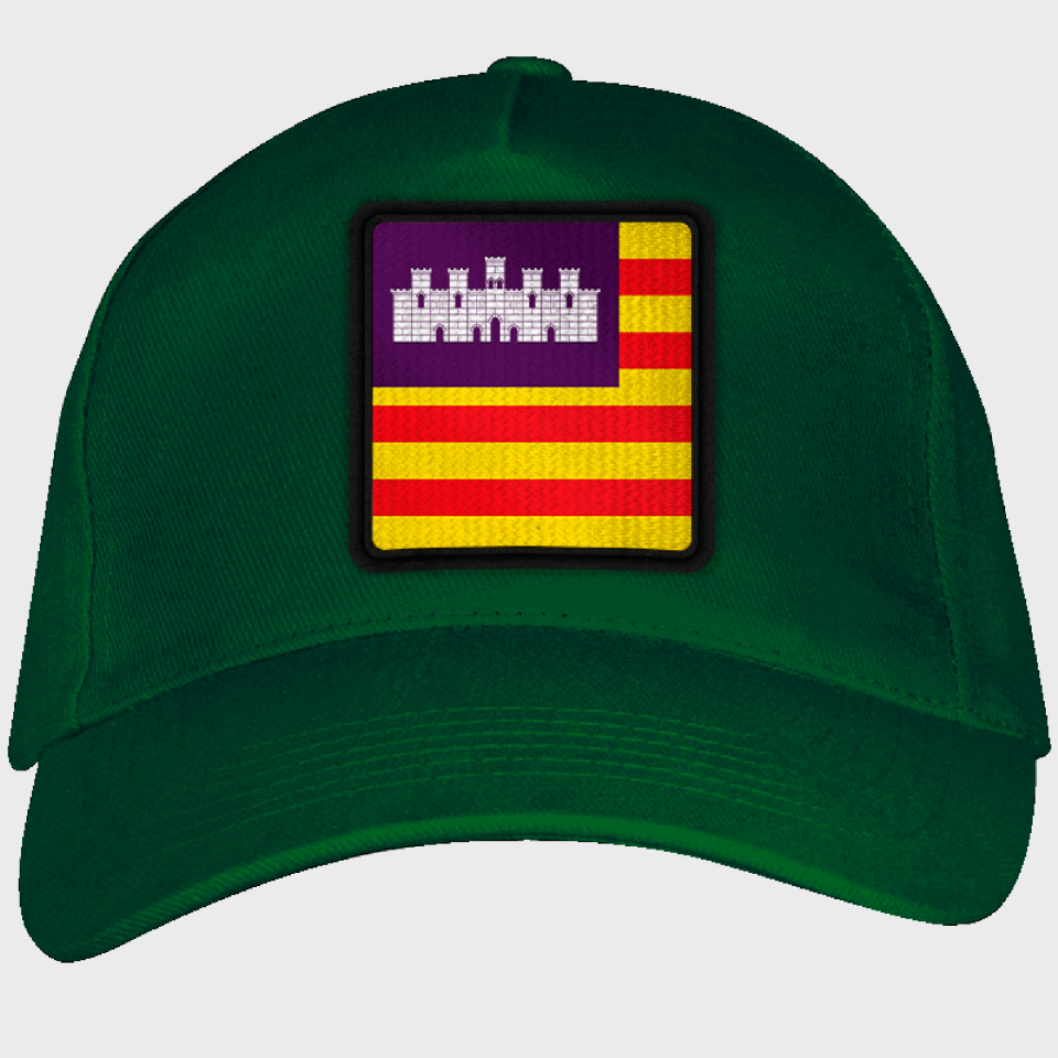 Gorra adulto con parche bandera Islas Baleares