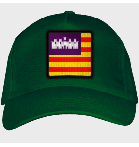 Gorra adulto con parche bandera Islas Baleares