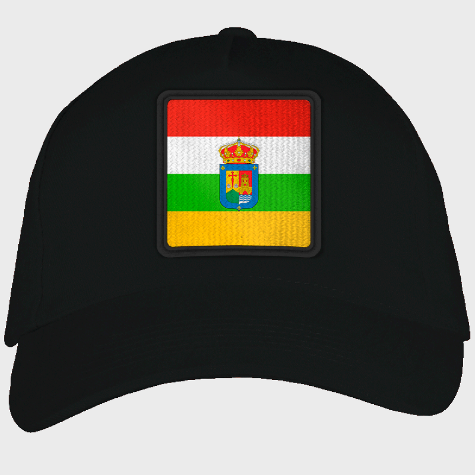 Gorra adulto con parche bandera La Rioja