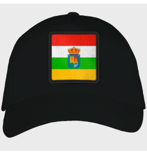 Gorra adulto con parche bandera La Rioja