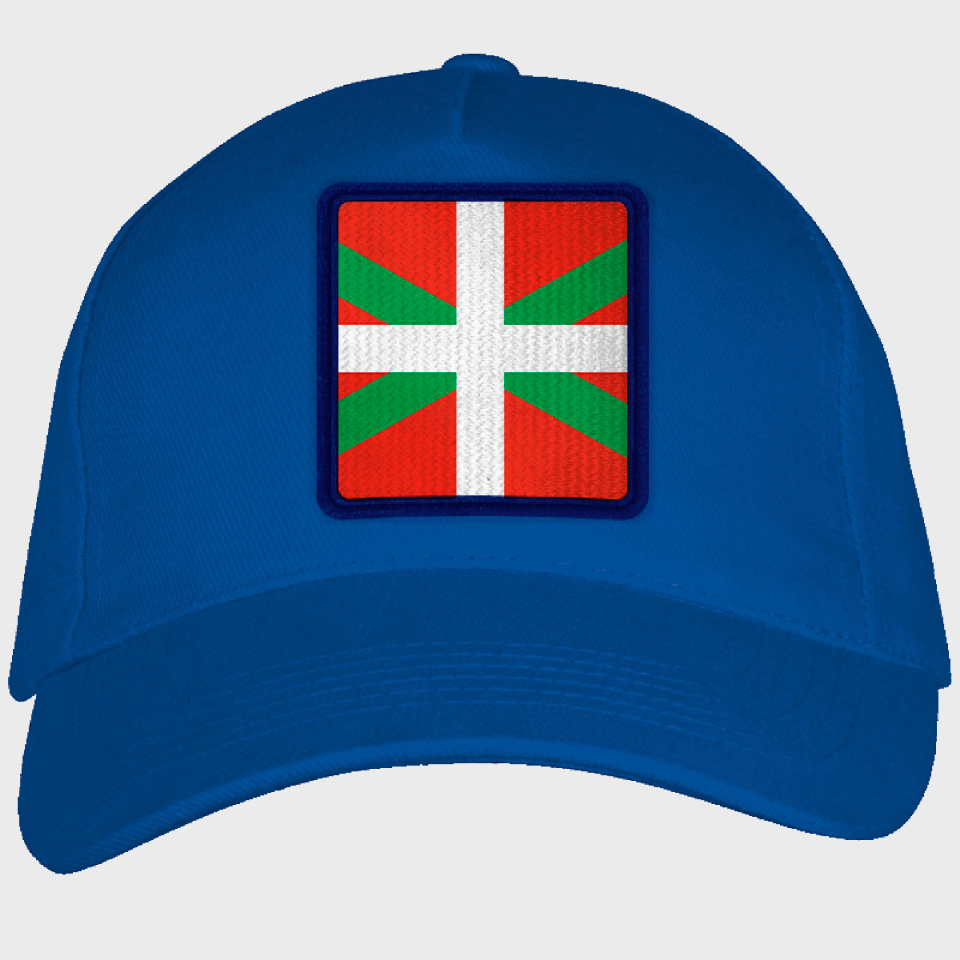 Gorra adulto con parche bandera País Vasco
