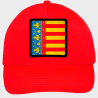 Gorra infantil con bandera Comunitat Valenciana