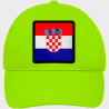 Gorra infantil con bandera Croacia