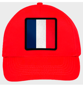 Gorra infantil con bandera Francia