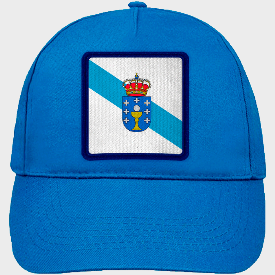 Gorra infantil con bandera Galicia