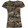 Camiseta mujer camuflaje personalizada