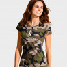 Camiseta mujer camuflaje personalizada