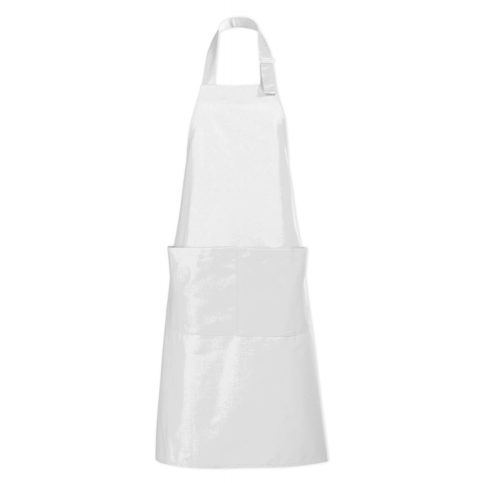 Delantal largo premium blanco personalizado
