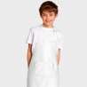 Delantal blanco infantil personalizado