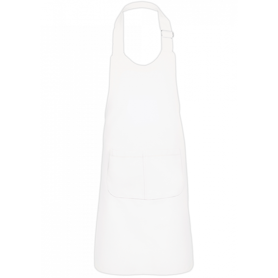 Delantal blanco infantil personalizado