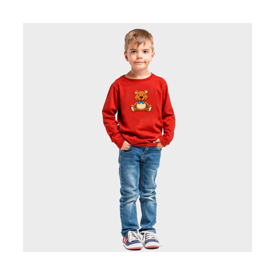 Camiseta niño premium manga larga personalizada