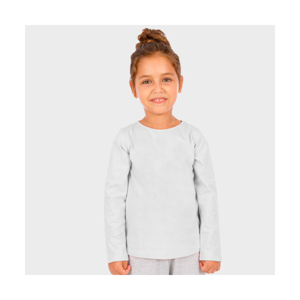 Camiseta niña manga larga personalizada