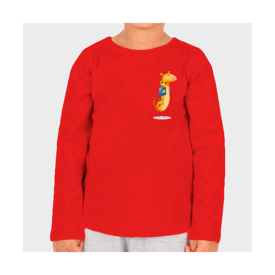 Camiseta niña manga larga personalizada